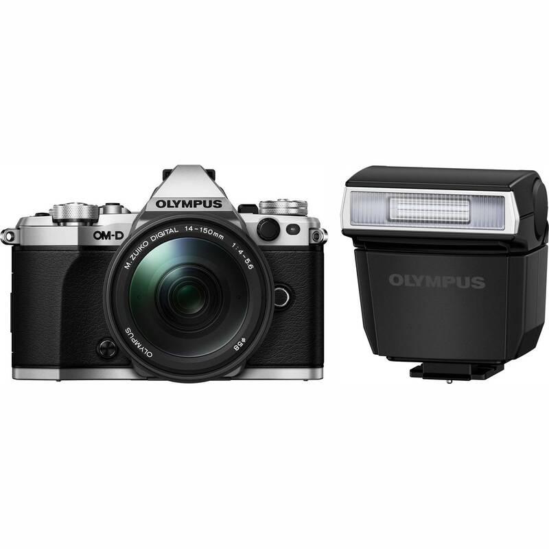 Digitální fotoaparát Olympus E-M5 Mark II 14-150 kit černý stříbrný, Digitální, fotoaparát, Olympus, E-M5, Mark, II, 14-150, kit, černý, stříbrný