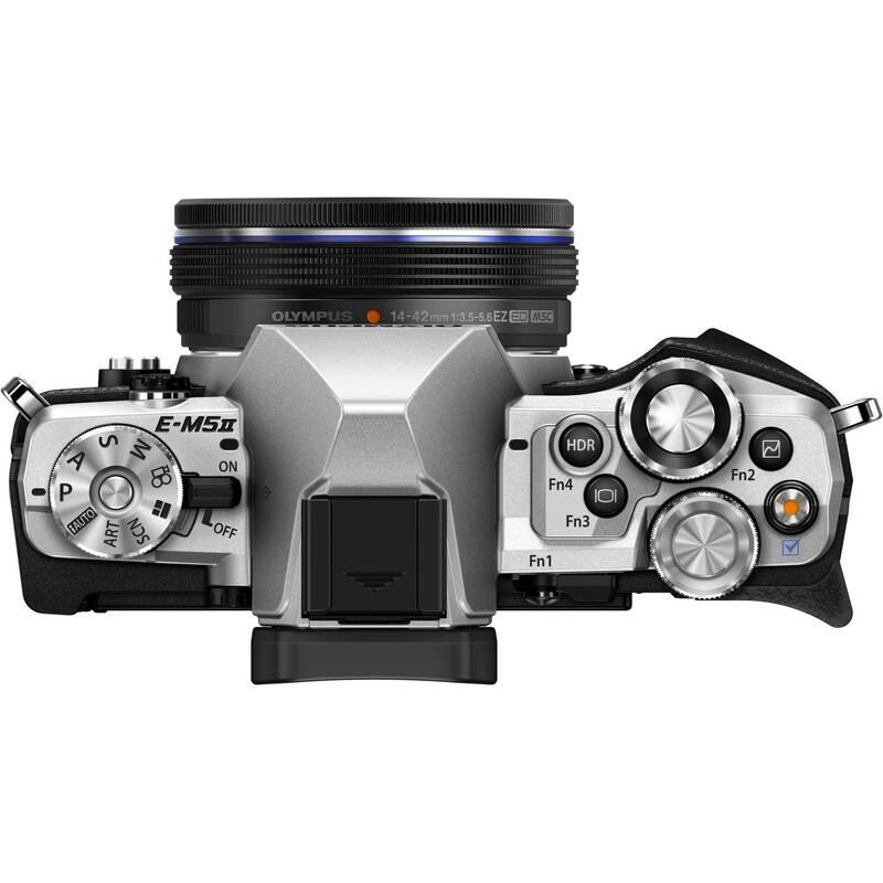 Digitální fotoaparát Olympus E-M5 Mark II 14-150 kit černý stříbrný