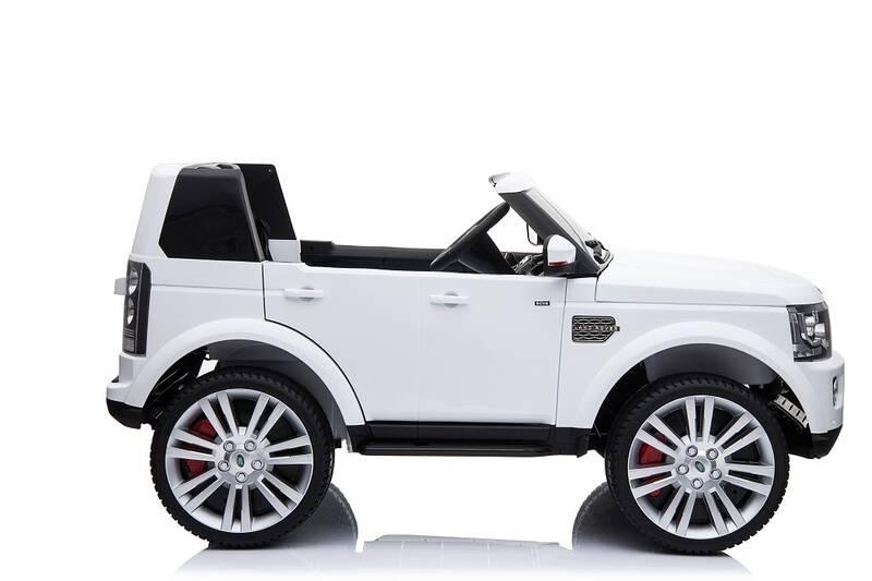 Elektrické autíčko Made Land Rover bílé
