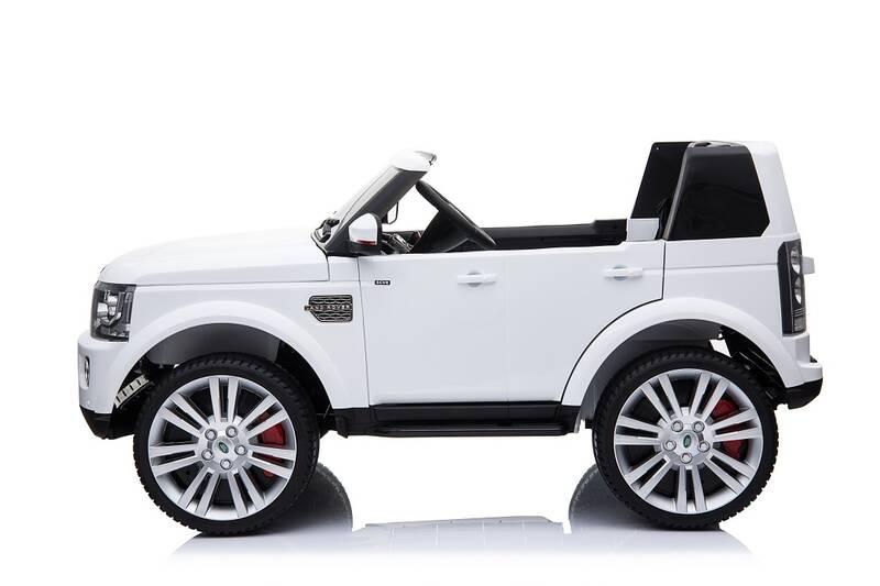 Elektrické autíčko Made Land Rover bílé