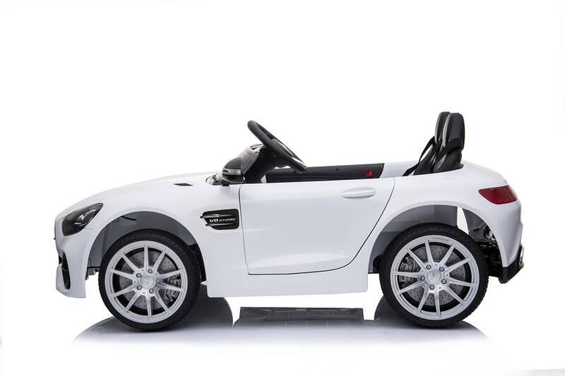 Elektrické autíčko Made Mercedes-benz bílé