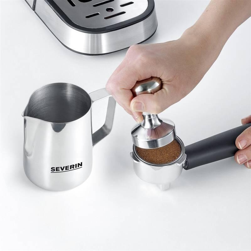 Espresso Severin KA 5995 stříbrné