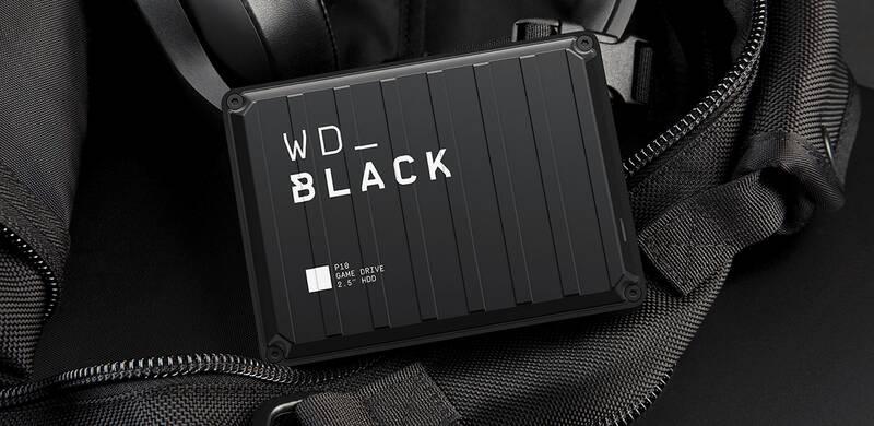 Externí pevný disk 2,5" Western Digital WD_Black 4TB P10 Game Drive černý
