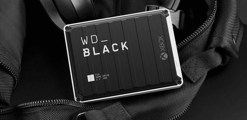 Externí pevný disk 2,5" Western Digital WD_Black 5TB P10 Game Drive Xbox One černý bílý