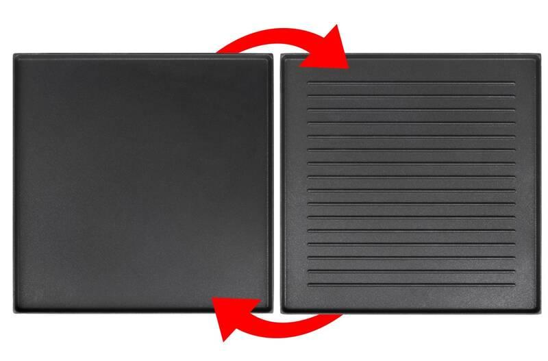 Gril Profi Cook RG 1144 černý nerez