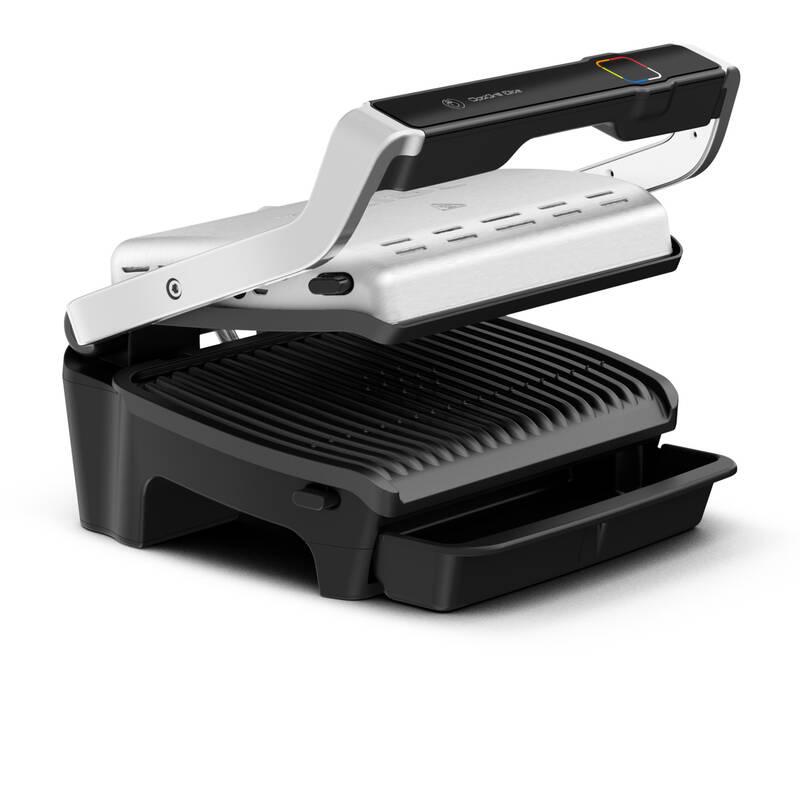 Gril Tefal OPTIGRILL ELITE GC750D30 černý chrom