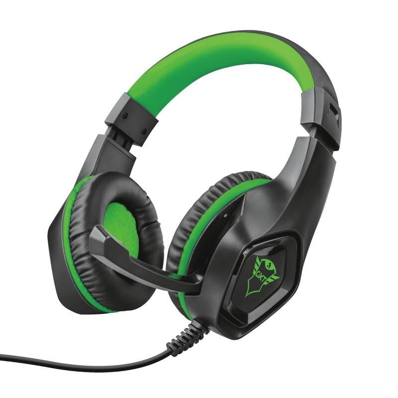 Headset Trust GXT 404G Rana pro Xbox One černý zelený, Headset, Trust, GXT, 404G, Rana, pro, Xbox, One, černý, zelený