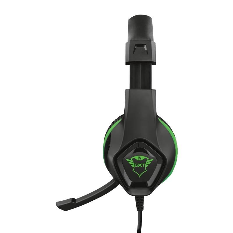 Headset Trust GXT 404G Rana pro Xbox One černý zelený, Headset, Trust, GXT, 404G, Rana, pro, Xbox, One, černý, zelený