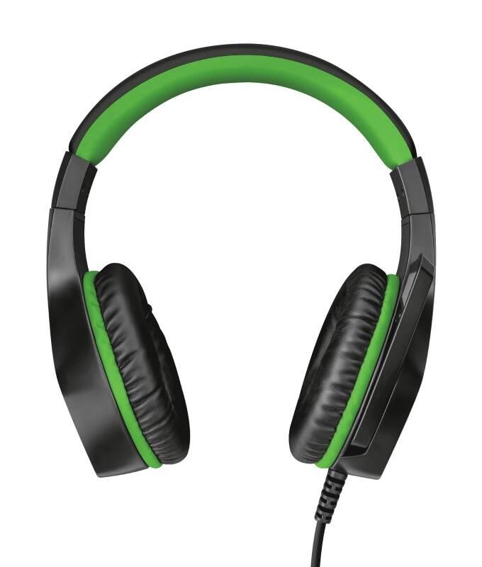 Headset Trust GXT 404G Rana pro Xbox One černý zelený, Headset, Trust, GXT, 404G, Rana, pro, Xbox, One, černý, zelený