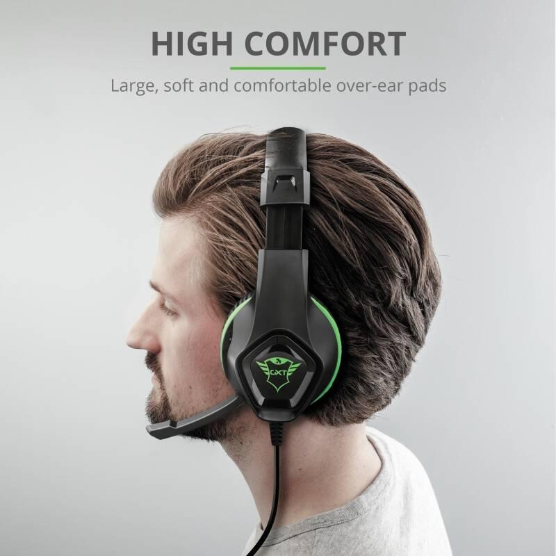 Headset Trust GXT 404G Rana pro Xbox One černý zelený, Headset, Trust, GXT, 404G, Rana, pro, Xbox, One, černý, zelený