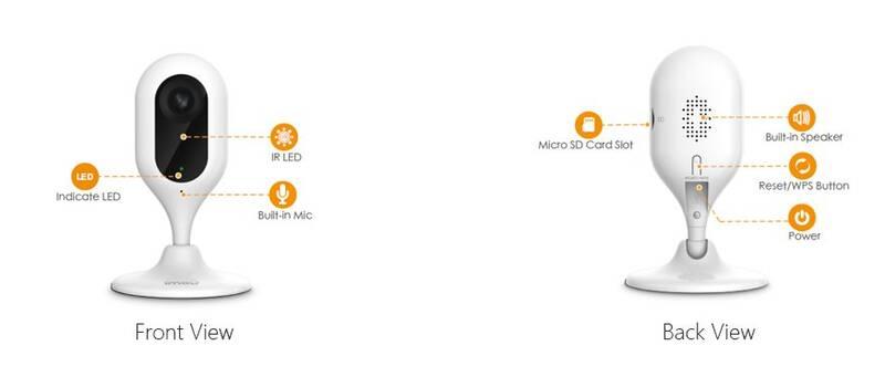 IP kamera Imou CUE 720 IPC-C12P bílá