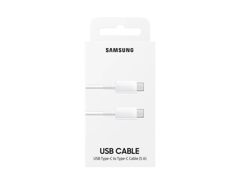 Kabel Samsung USB-C USB-C, 1m bílý, Kabel, Samsung, USB-C, USB-C, 1m, bílý