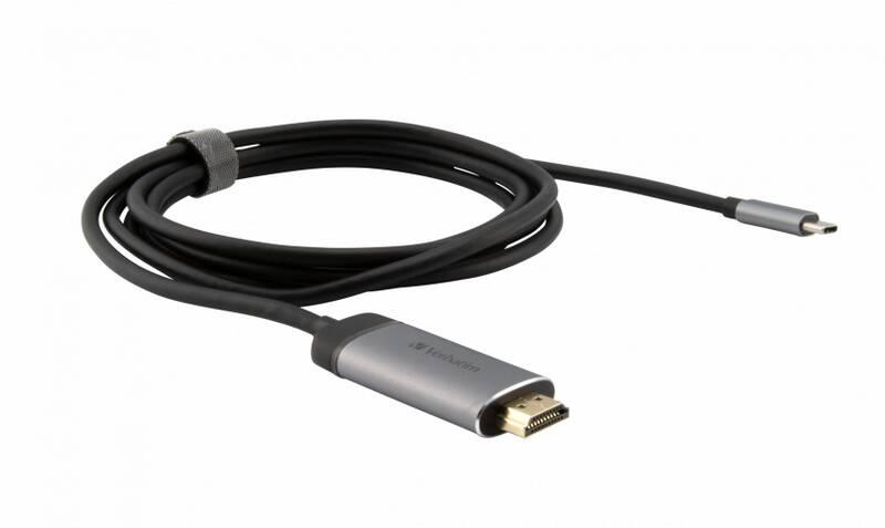 Kabel Verbatim USB-C HDMI 4K, 1,5m černý