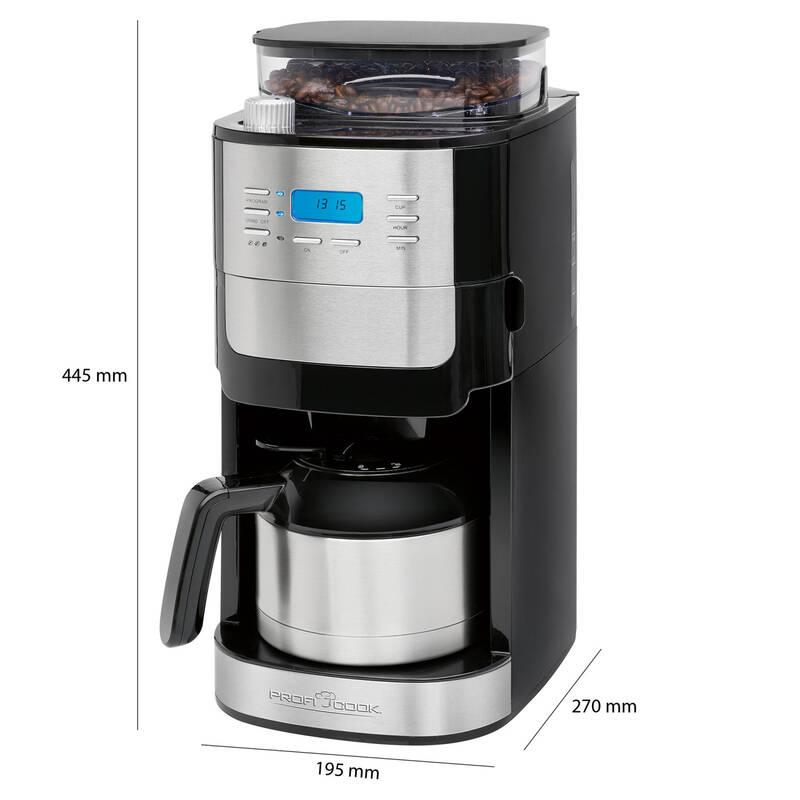 Kávovar Profi Cook PC-KA 1137 černý nerez