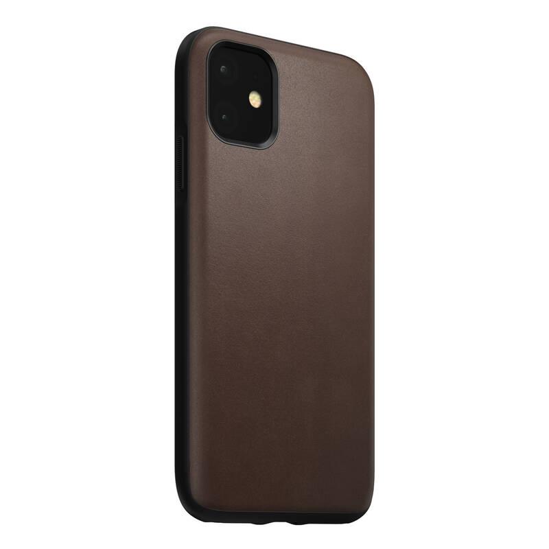 Kryt na mobil NOMAD pro Apple iPhone 11 hnědý