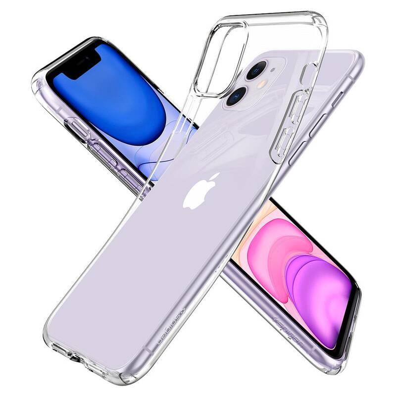 Kryt na mobil Spigen Liquid Crystal pro Apple iPhone 11 průhledný