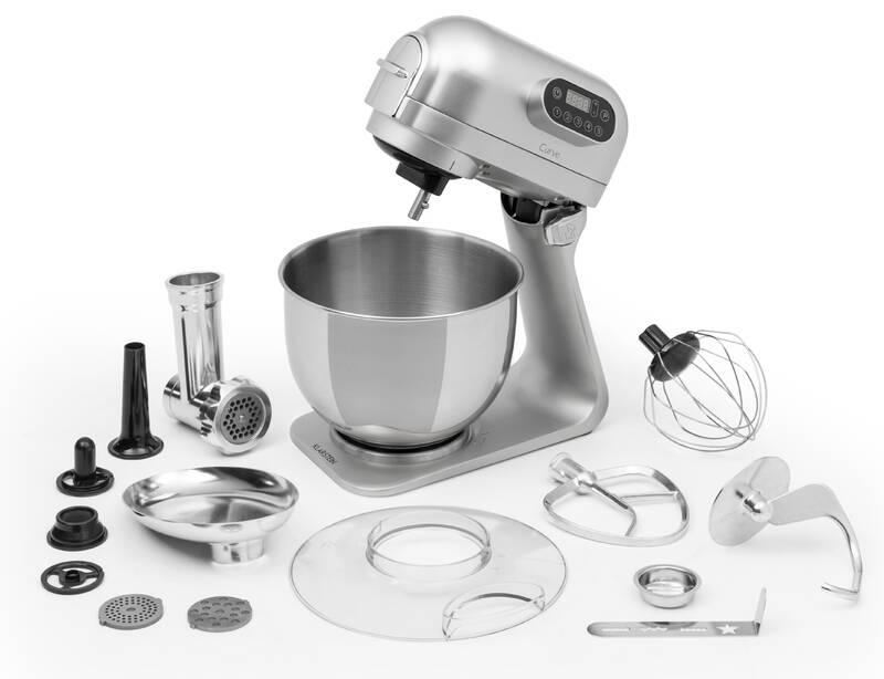 Kuchyňský robot Klarstein Curve stříbrný