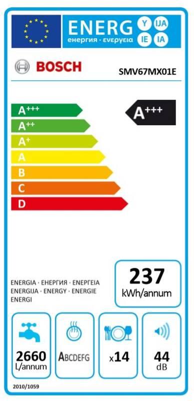 Myčka nádobí Bosch Serie 6 SMV67MX01E