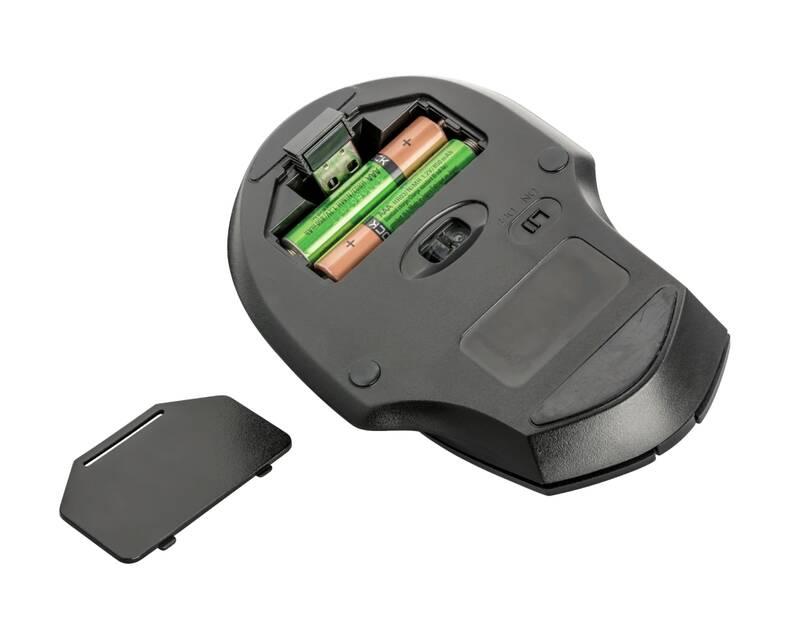 Myš Trust pro leváky Lagau Left-handed černá