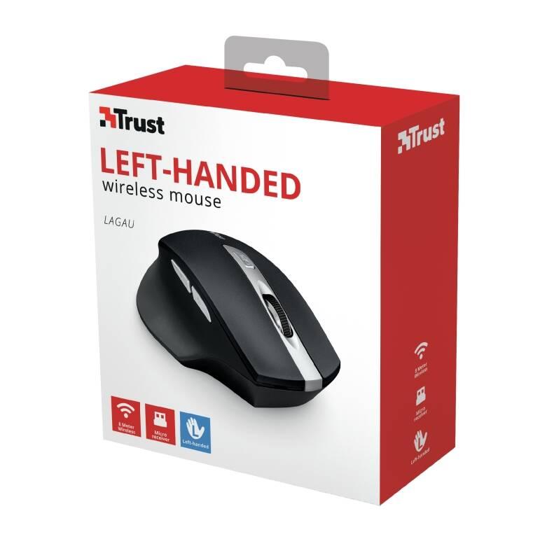 Myš Trust pro leváky Lagau Left-handed černá
