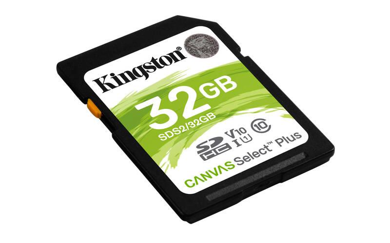 Paměťová karta Kingston Canvas Select Plus SDHC 32GB UHS-I U1, Paměťová, karta, Kingston, Canvas, Select, Plus, SDHC, 32GB, UHS-I, U1
