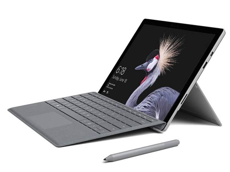 Pouzdro na tablet Microsoft Surface Go Type Cover, US layout stříbrné