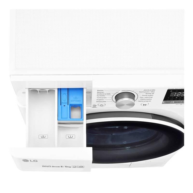 Pračka se sušičkou LG F4DN508N0 bílá