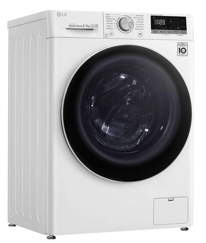 Pračka se sušičkou LG F4DN508N0 bílá