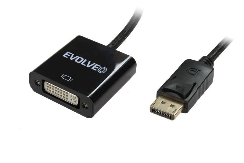 Redukce Evolveo DisplayPort DVI černá