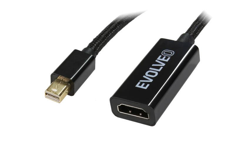 Redukce Evolveo Mini DisplayPort HDMI černá