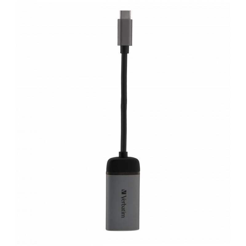 Redukce Verbatim USB-C HDMI 4K šedá, Redukce, Verbatim, USB-C, HDMI, 4K, šedá