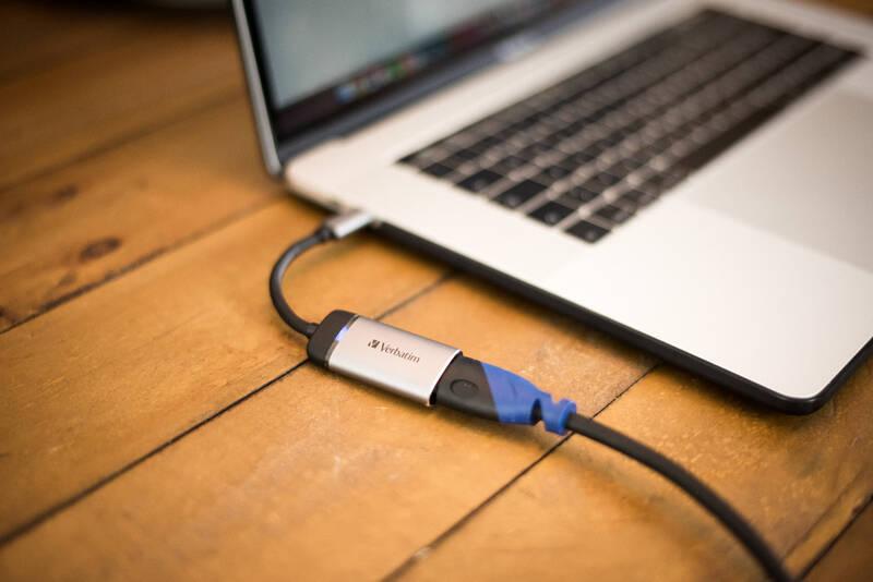 Redukce Verbatim USB-C HDMI 4K šedá