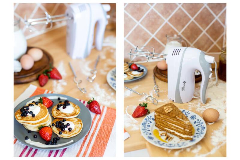 Ruční šlehač Rohnson R-5510 šedý bílý