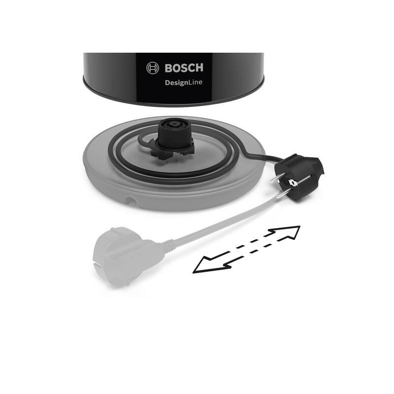 Rychlovarná konvice Bosch DesignLine TWK3P423 černá