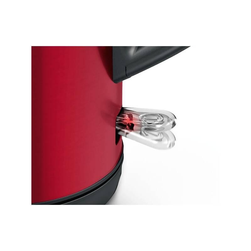 Rychlovarná konvice Bosch DesignLine TWK4P434 černá červená