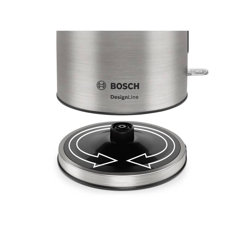 Rychlovarná konvice Bosch DesignLine TWK5P480 černá nerez