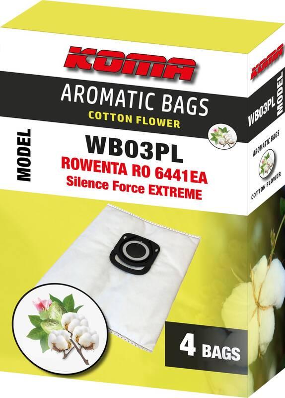 Sáčky do vysavače Koma WB03PL AROMA COTTON