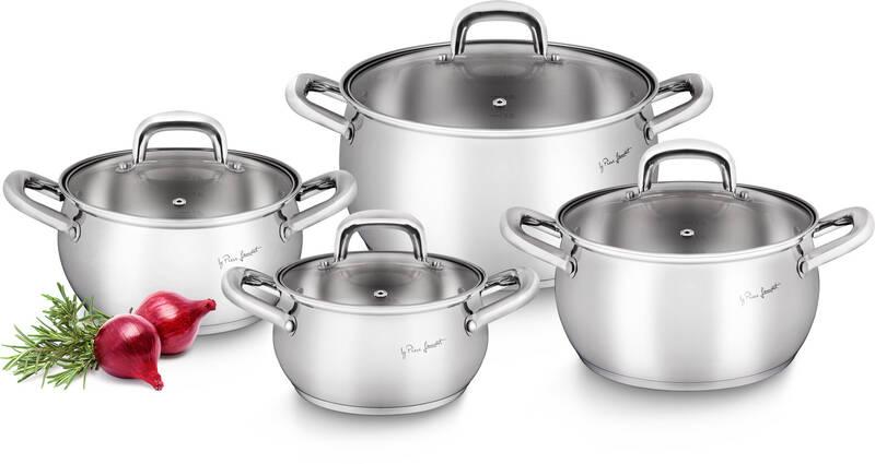 Sada hrnců Lamart SHAPE 8 ks LT1111 nerez