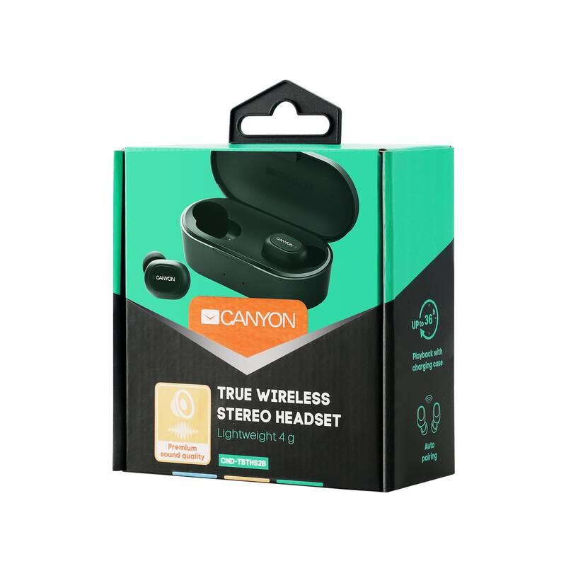 Sluchátka Canyon CND-TBTHS2B černá