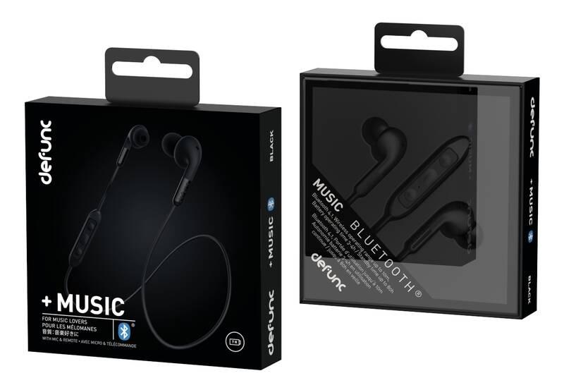Sluchátka Defunc BT Earbud PLUS Music černá