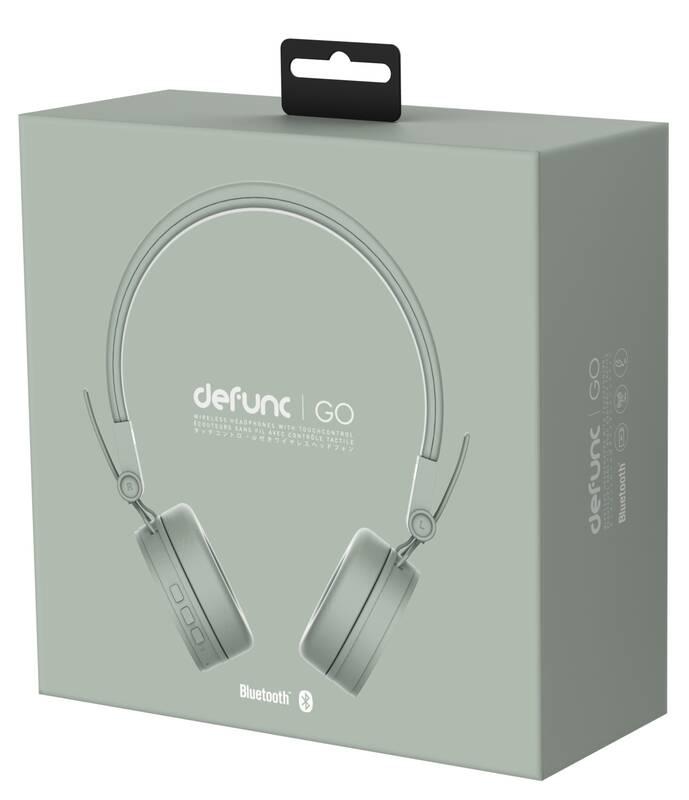 Sluchátka Defunc BT Headphone GO zelená