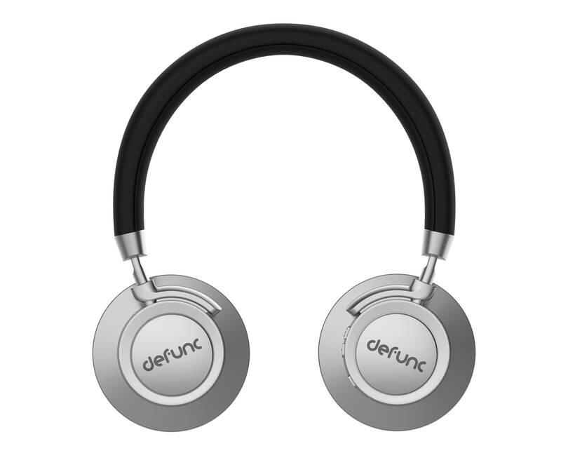 Sluchátka Defunc BT Headphone PLUS černá stříbrná
