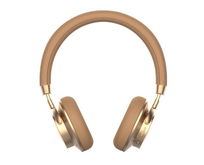 Sluchátka Defunc BT Headphone PLUS zlatá béžová
