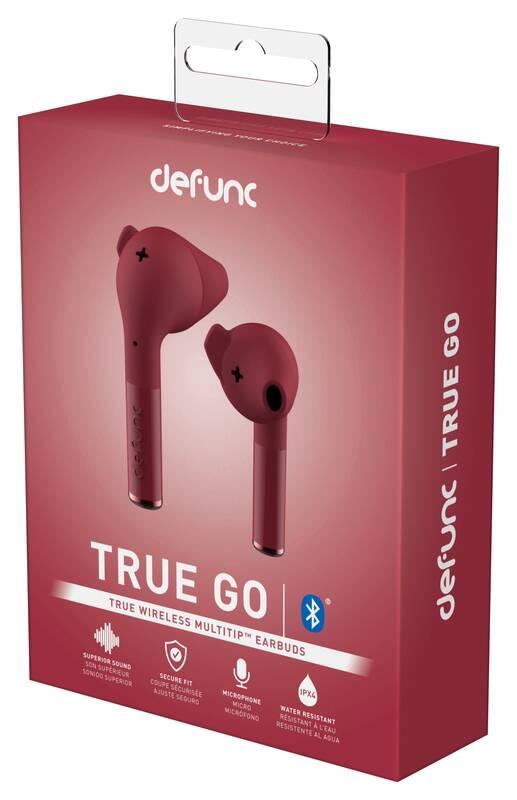 Sluchátka Defunc True Go červená barva