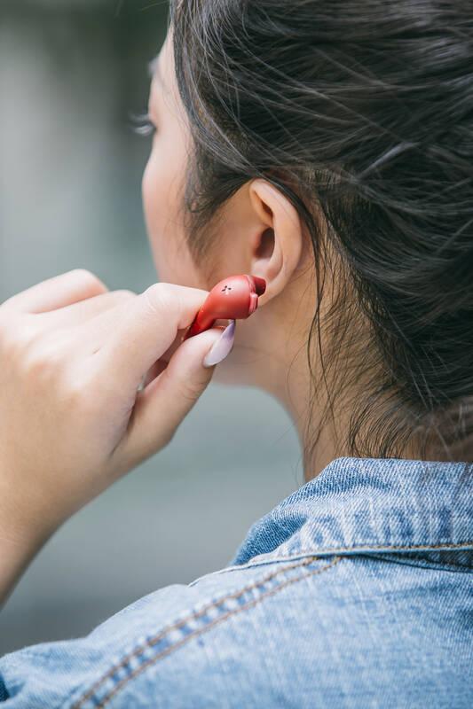 Sluchátka Defunc True Go červená barva