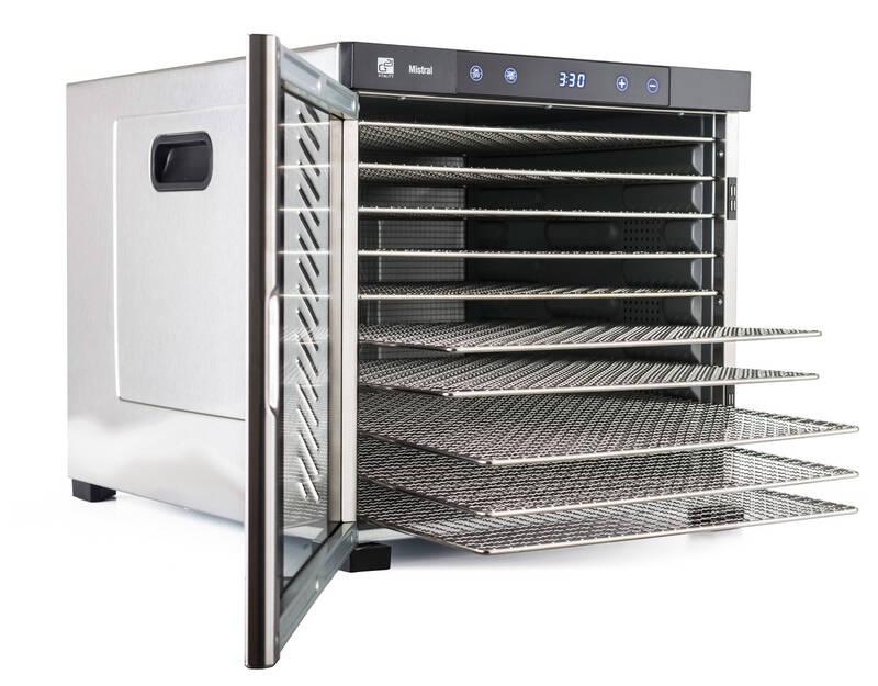 Sušička ovoce G21 Mistral nerez