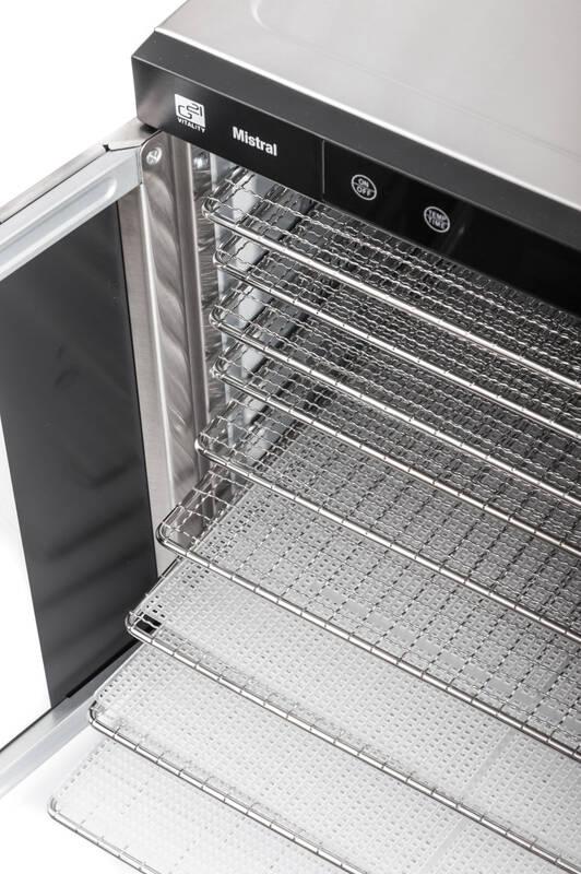 Sušička ovoce G21 Mistral nerez