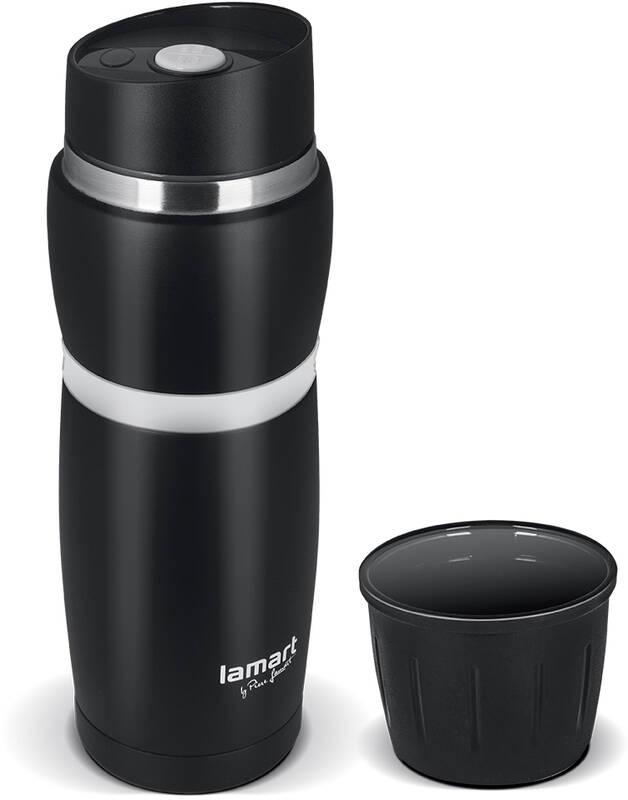 Termoska Lamart CUP 480 ml LT4052 černá bílá