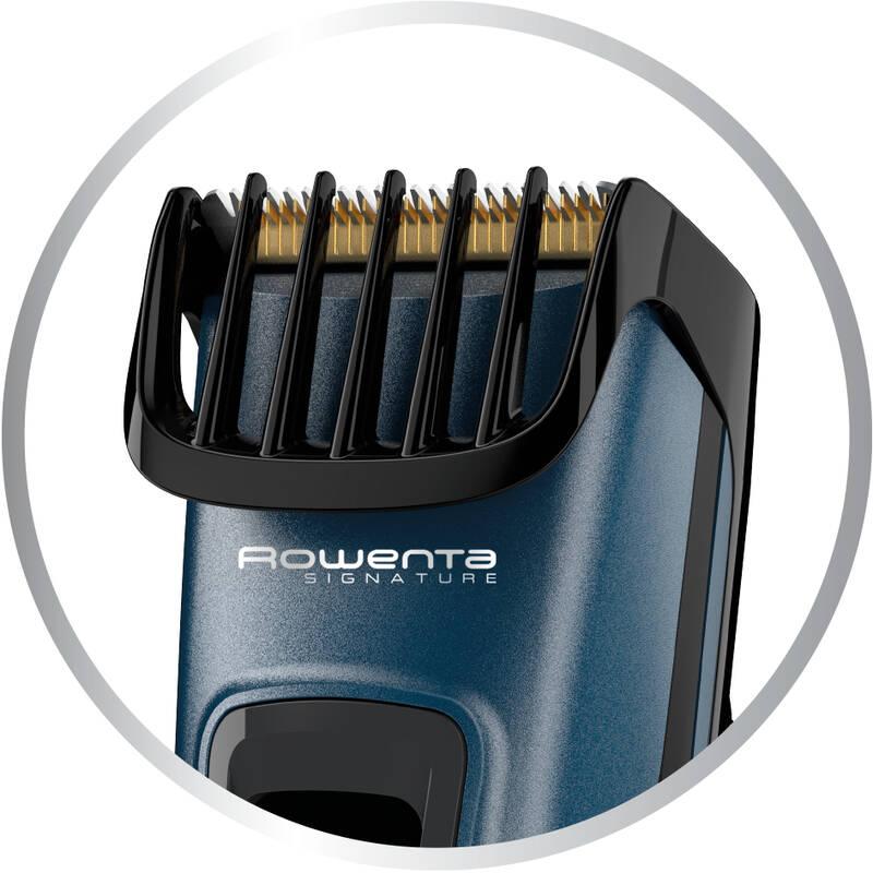 Zastřihovač vousů Rowenta Signature TN4500F0 černý modrý
