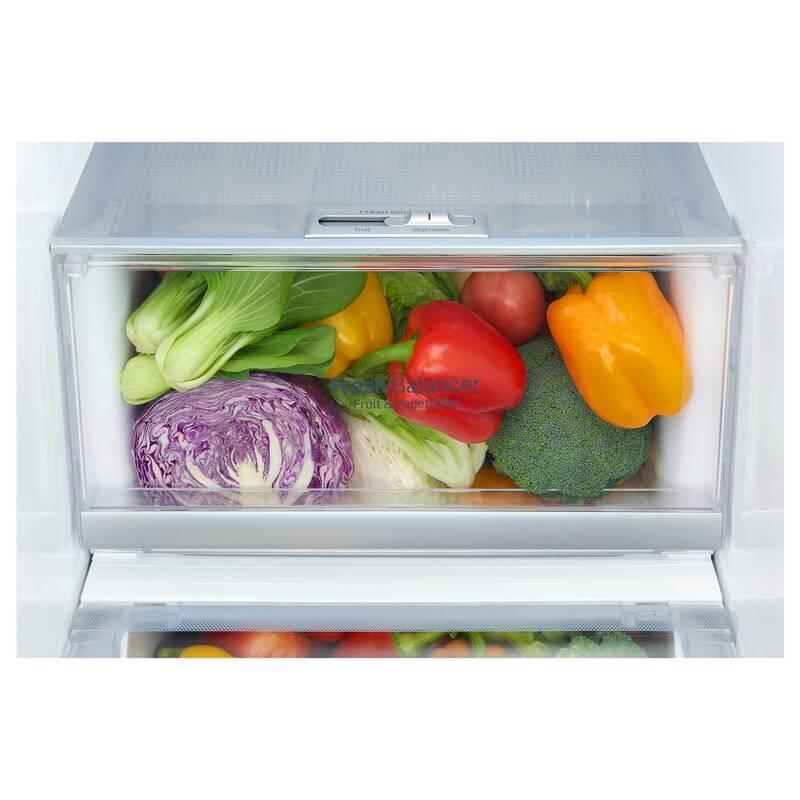 Americká lednice LG GSL960PZVZ stříbrná